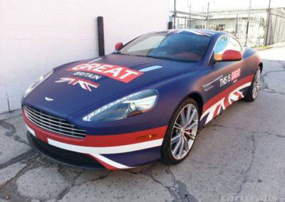 Aston Martin Britain Car Wraps