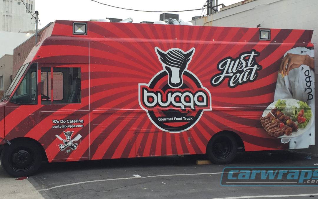 Buqqa Gourmet Food Truck Wrap