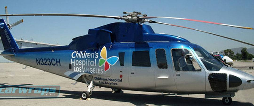 Children’s Hospital Los Angeles Helicopter Custom Wrap