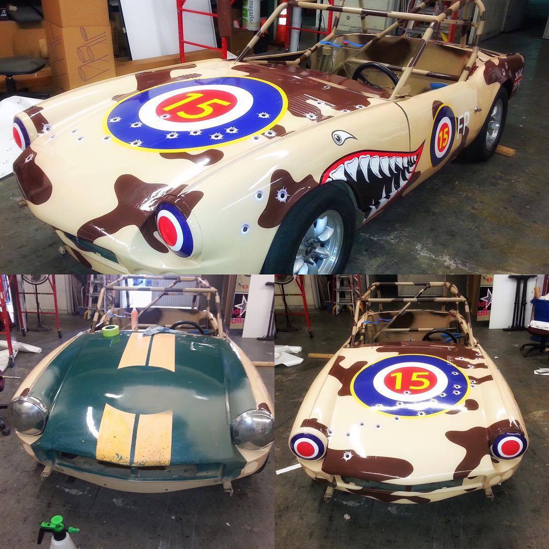 Before and after of this little throwback, designed and wrapped by carwraps.com #doyou #fbf #instadaily #paintisdead #instagood #thewrappromoter #carwrap #losangeles #socal