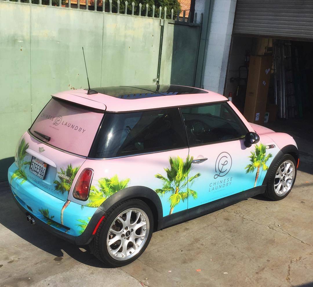 This #minicooper sending BIG messages from carwraps.com.  #doyou #instadaily #carwrap #wrappermapper #thewrappromoter #paintisdead #losangeles