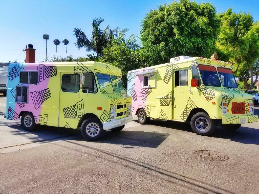 Everyday is a great day for Free Ice Cream, especially Today!! Wraps by carwraps.com #doyou #uber #carwrap #instadaily #instagood #truckwrap #socal #losangeles #advertising