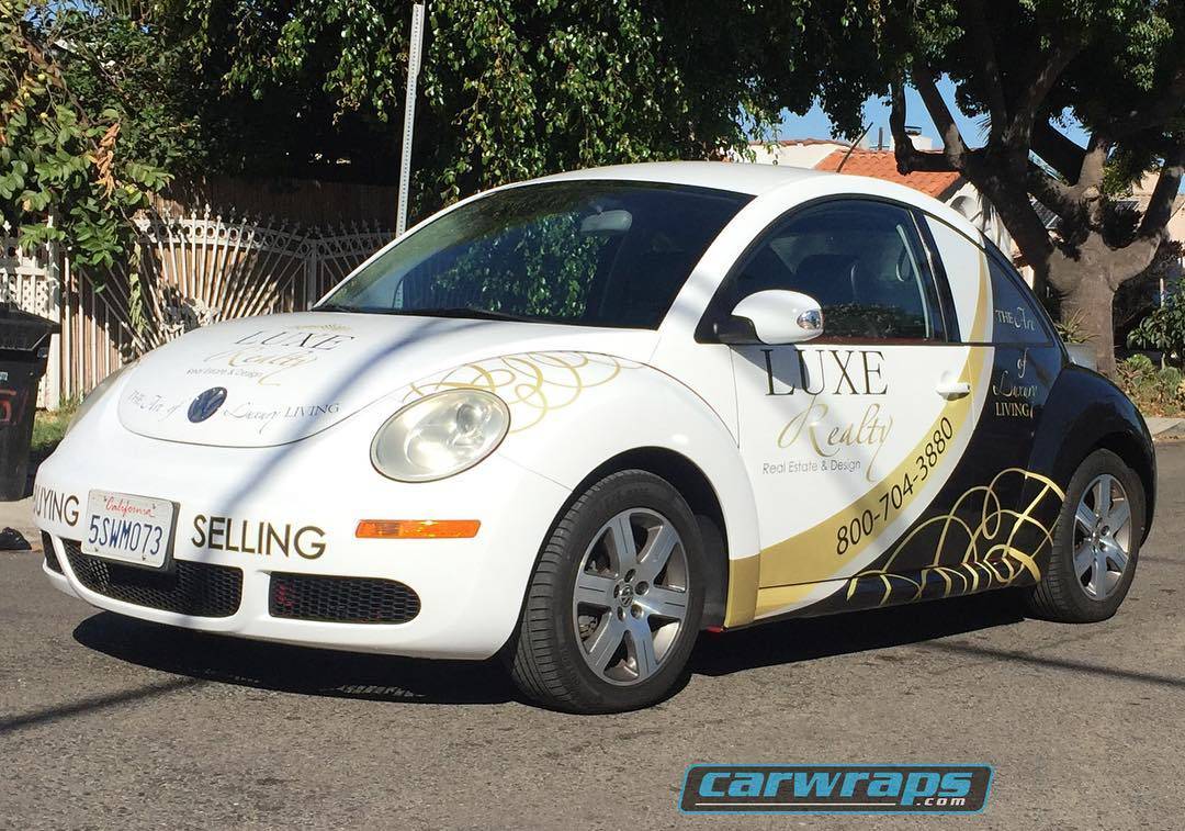 Creative advertising on this VW Bug to get the word out, by carwraps.com #doyou #carwrap #instagood #instadaily #socal #losangeles #advertising #marketing