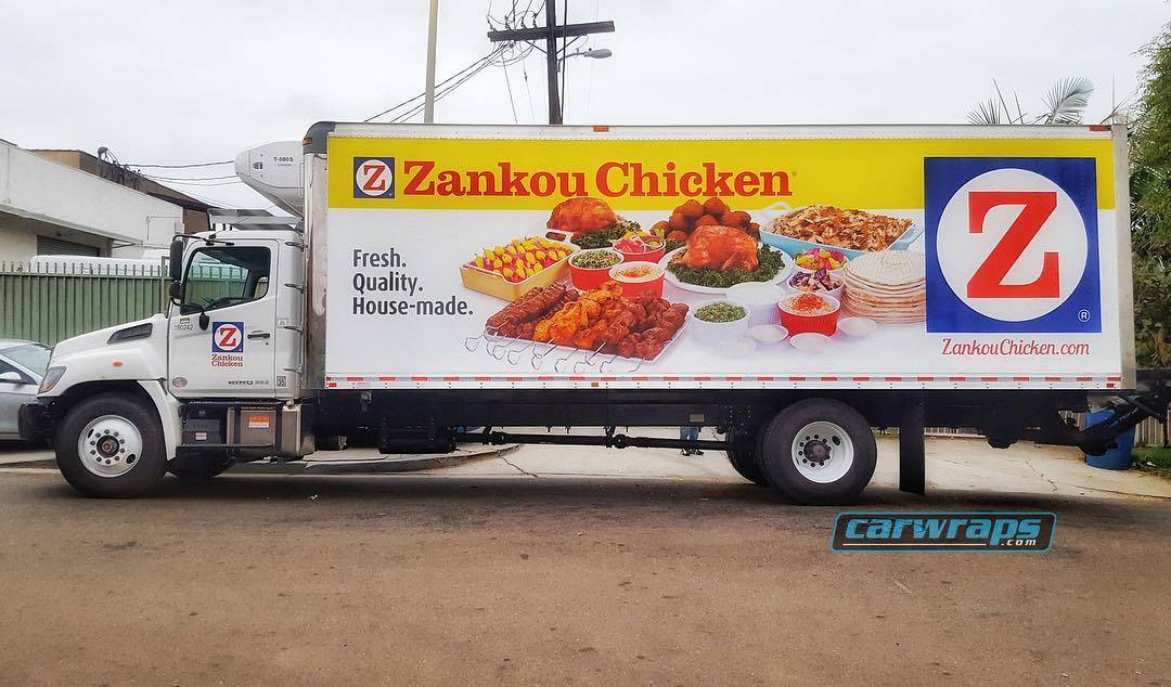 @zankouchickenla getting the word out, 3k per day. #doyou #marketing #instagood #truckwrap #vehiclewrap #socal #losangeles #instadaily #advertising
