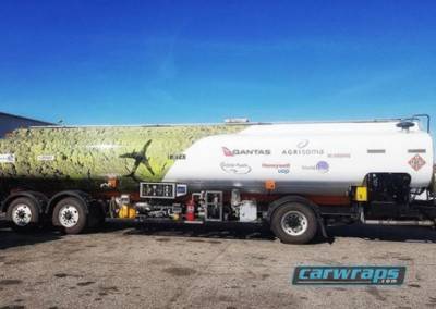 Gas Tanker Truck Wrap