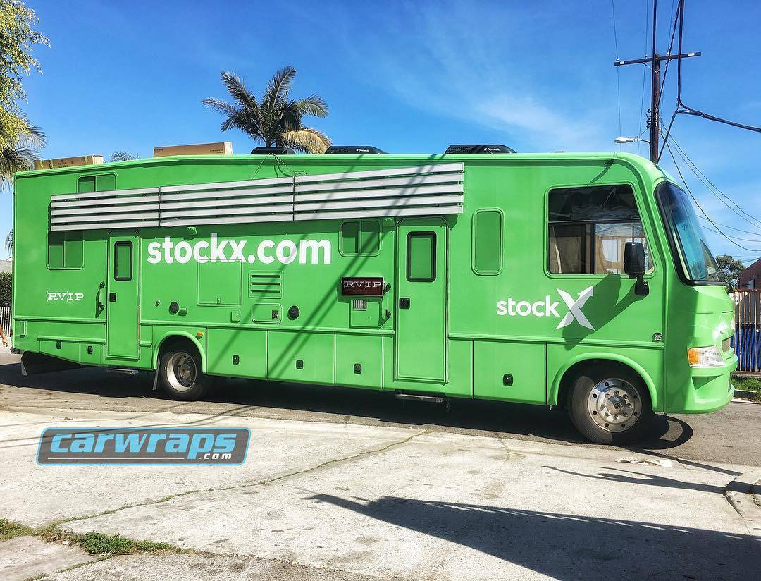 The Green-Advertising-Machine out the door. #rvwrap #doyou #vehiclewrap #instagood #losangeles #instadaily #carwrap #socal #paintisdead #rv