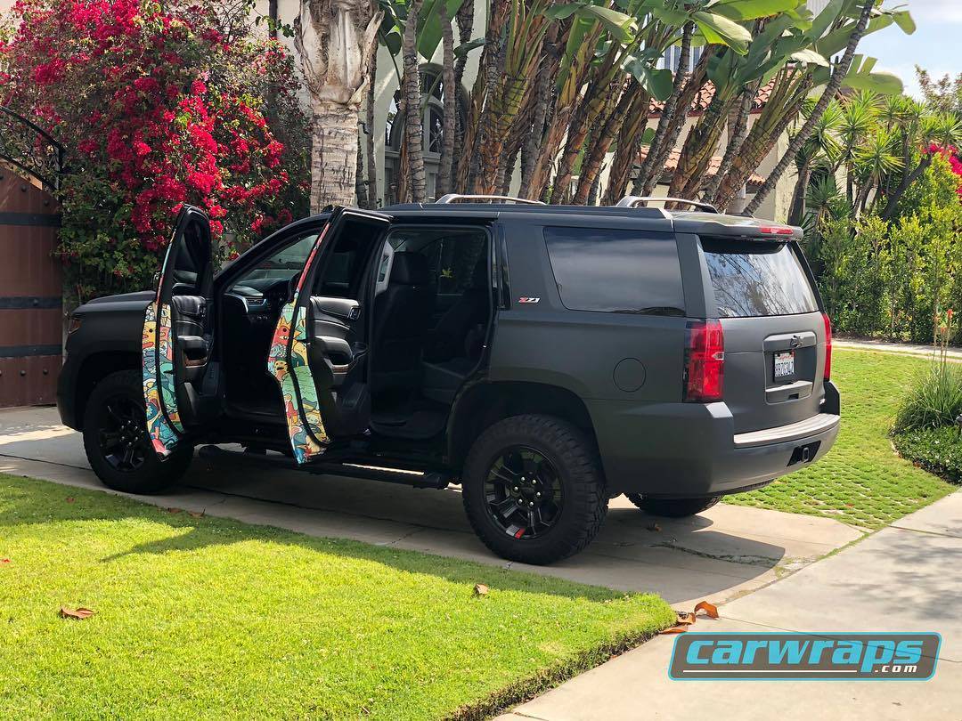 When you’re tough on the outside, but a softy on the in.. #doyou #carwrap #truckwrap #customwrap #instagood #instadaily #carwrapscom #losangeles #socal #paintisdead #fellers
