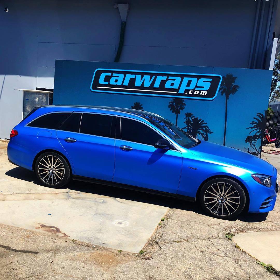 Blue Skies… Blue ride.. 3M Satin Perfect Blue. #doyou #carwrap #socal #vehiclewrap #losangeles #instadaily #instaauto #paintisdead
