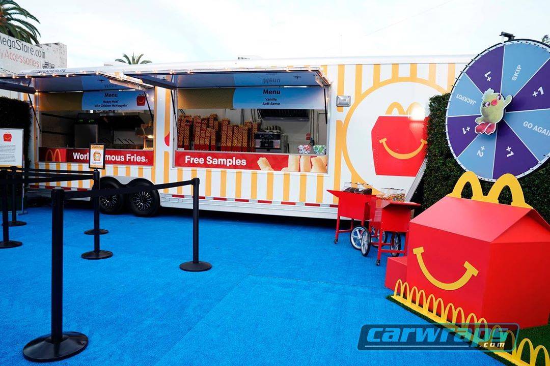 McDonald’s taking over Toy Story 4 Premiere. Did we mention custom is what we do?.. 🤷‍♂️🔥 #doyou #vehiclewrap #trailerwrap #carwrap #socal #losangeles #marketing #instadaily #instapic