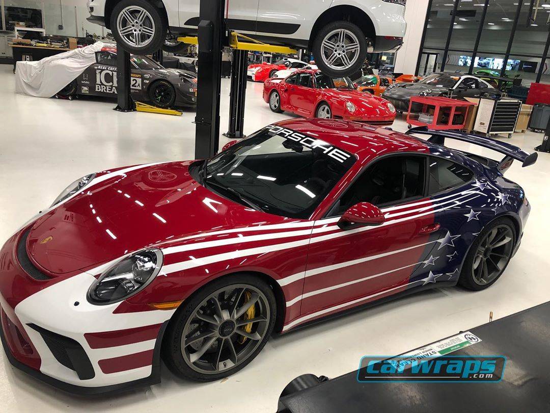 Now the celebration can begin.. 💥 🎇 #porsche #doyou #carswithoutlimits #carwrap #vehiclewrap #instaauto #carporn #instadaily #customwrap 🔥💥🔥